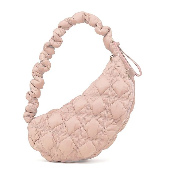 Puffer Quilted Tote Bag Lhtweht Padding Nylon Bubble Hobo Handbags Puffy >:( - Picture 1 of 3